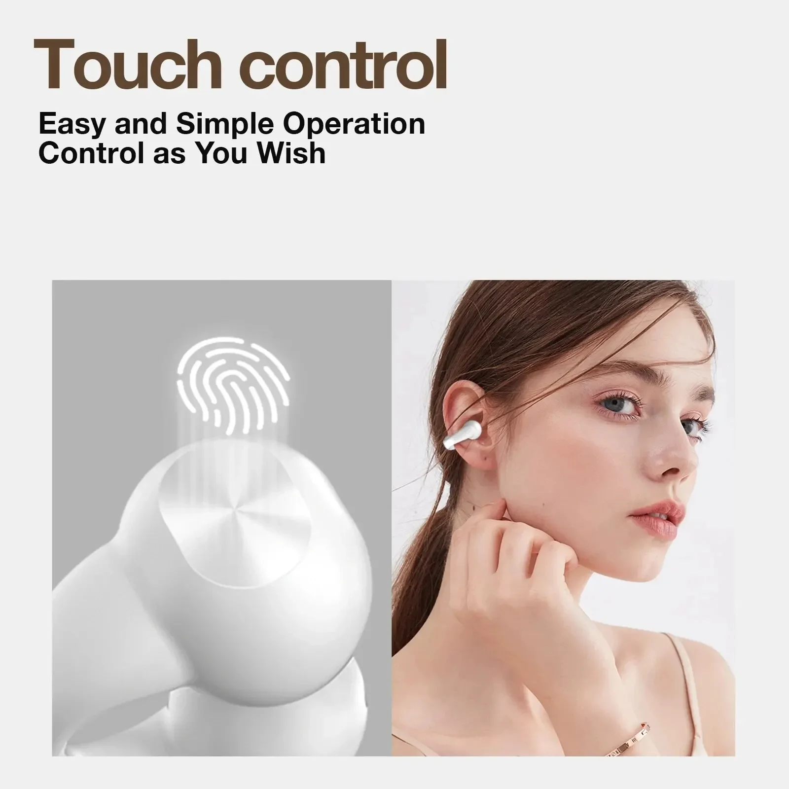 Earring Wireless Earbuds Bluet - Air Conduction Open Ear Running Earbuds ulasan dan harga