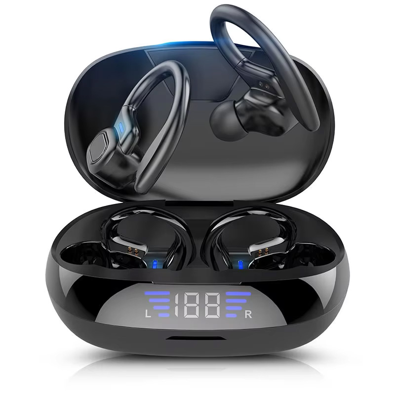 Sports SP16 Wireless Earphones - Silicone Ear Hooks Sports Headphones ulasan dan harga
