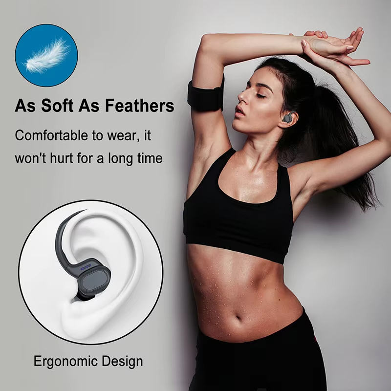 Sports SP16 Wireless Earphones - Silicone Ear Hooks Sports Headphones ulasan dan harga