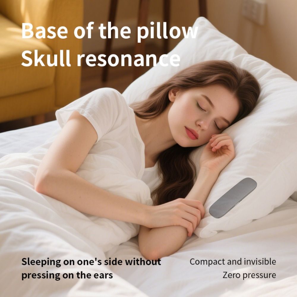 New Bone Conduction Sleep Blue - Bone Conduction Pillow Speaker Sleep Aid ulasan dan harga