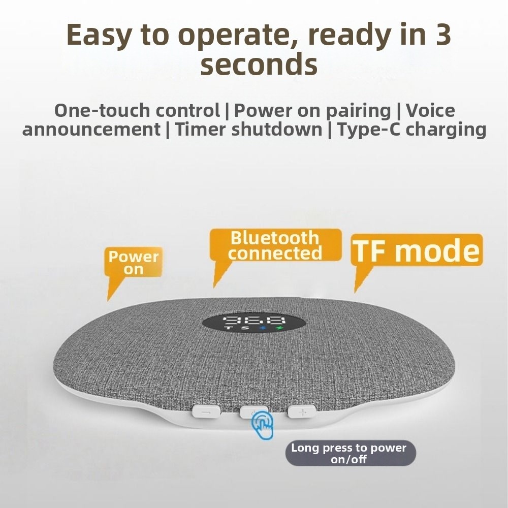 Bluetooth 5.4 Under Pillow Blu - Bone Conduction Pillow Speaker Sleep Aid ulasan dan harga