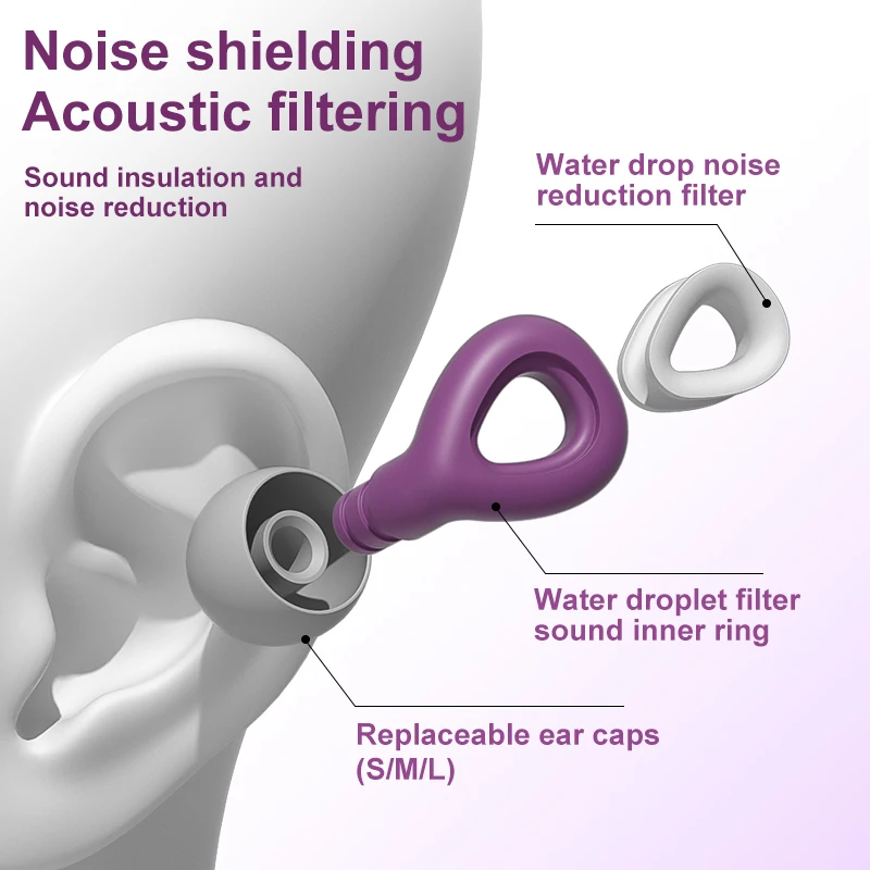 Sleep Ear Plug Waterproof Sili - Waterproof Swimming Earplugs Silicone ulasan dan harga