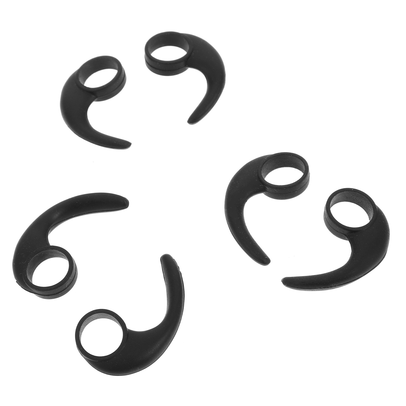 6Pcs Earphone Clip Hook Silico - Silicone Ear Hooks Sports Headphones ulasan dan harga