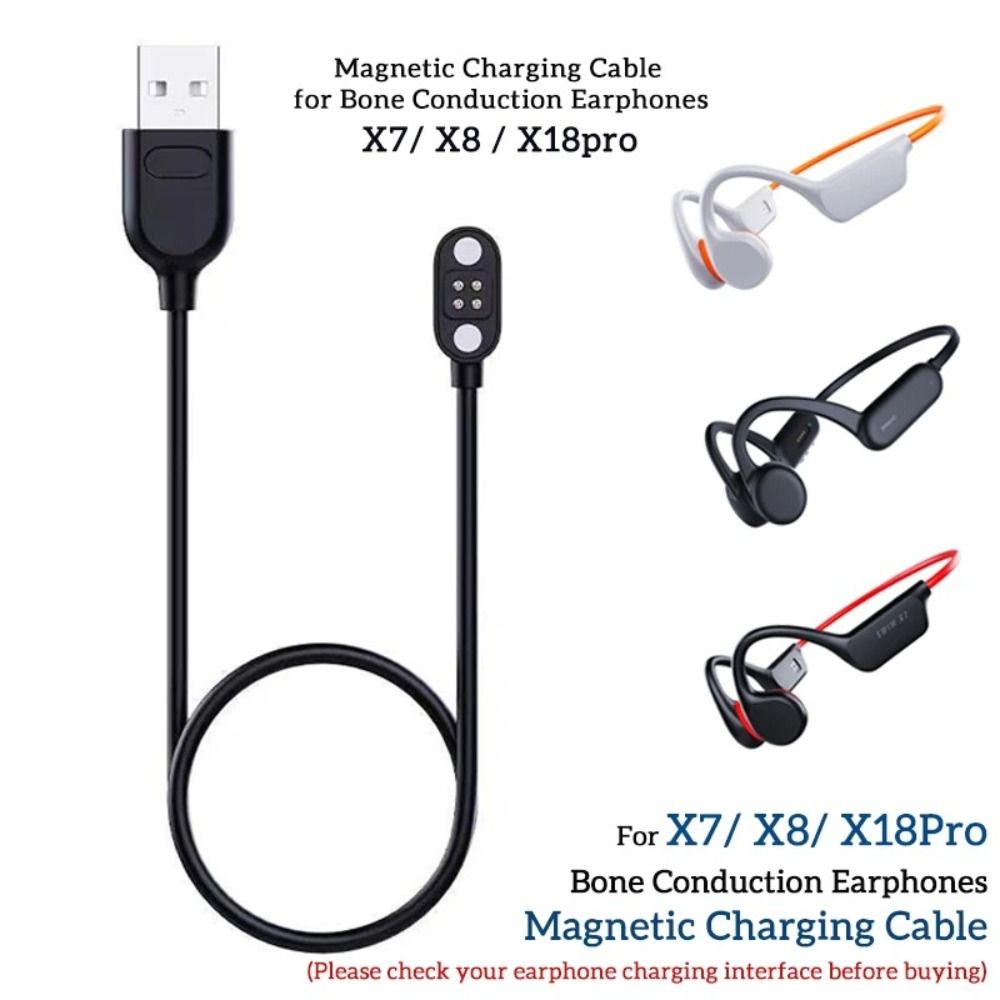 Magnetic Bone Conduction Earph - Magnetic Charging Cable Bone Conduction ulasan dan harga