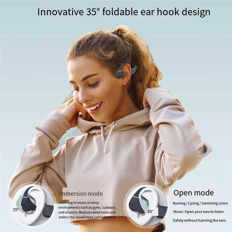 EYELNEW For Swimming Sports Co - Swimming Bone Conduction Earphones Ip68 Mp3 ulasan dan harga