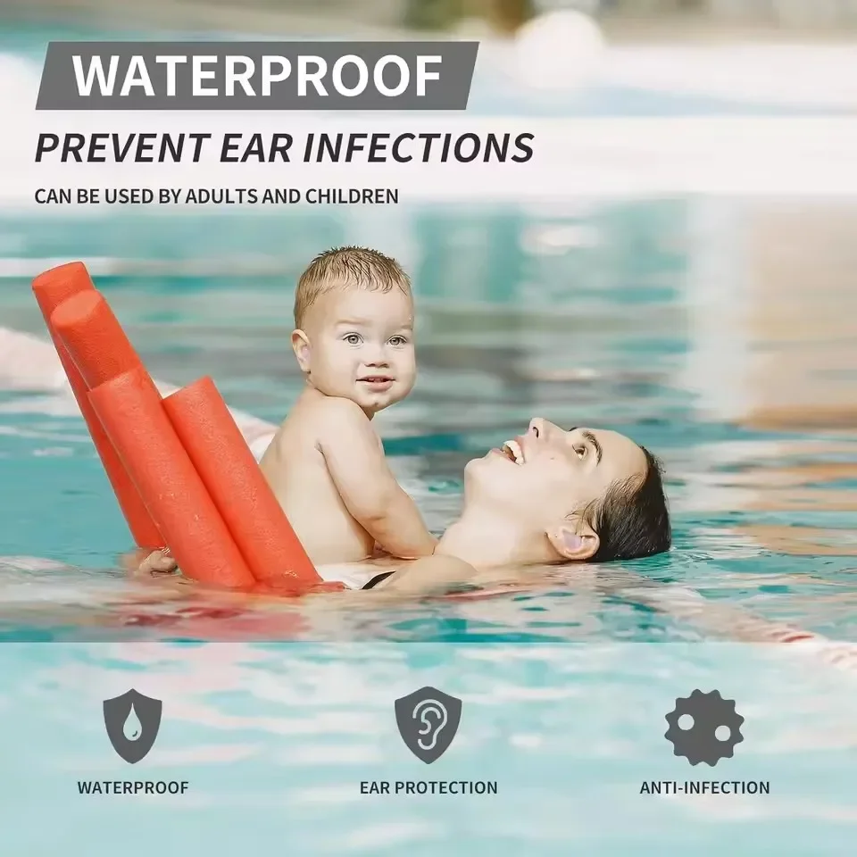Soft Silicone Earplugs Wax Ear - Waterproof Swimming Earplugs Silicone ulasan dan harga