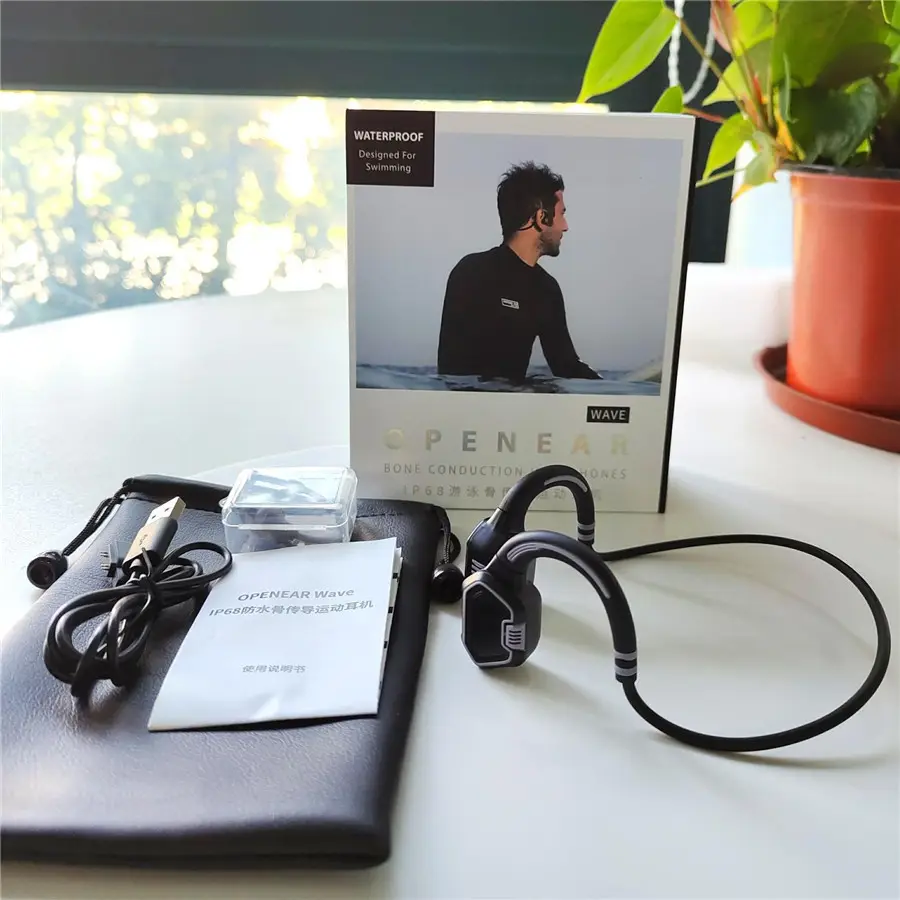 IP68 Swimming Headset AS9 Bone - Sports Headband With Bone Conduction ulasan dan harga