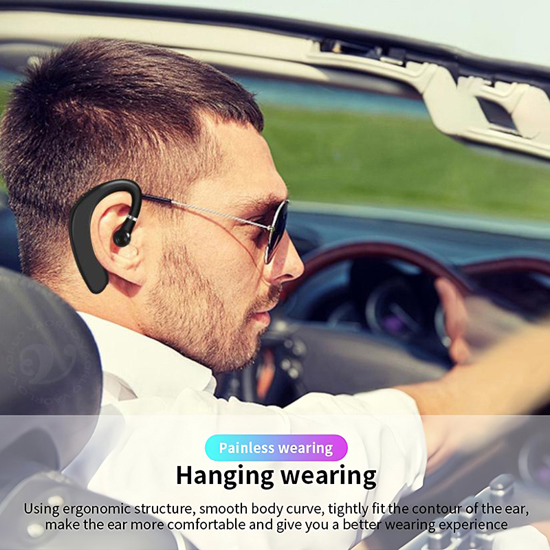 New Wireless Bluetooth 5.4 Uni - Silicone Ear Hooks Sports Headphones ulasan dan harga